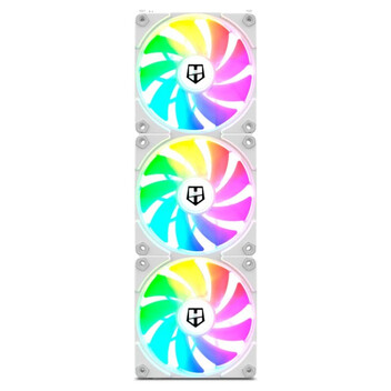 Nox Hummer Easy Link ARGB Set de 3 Ventiladores 120mm Blancos Nox Hummer Easy Link ARGB Set de 3 Ventiladores 120mm Blancos