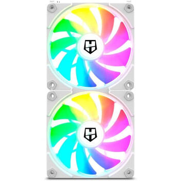 Nox Hummer Easy Link ARGB Set de 3 Ventiladores 120mm Blancos Nox Hummer Easy Link ARGB Set de 3 Ventiladores 120mm Blancos