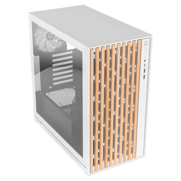 Torre PC Nox Hummer ELEMENT Semi Torre ATX Cristal Templado USB-C Blanca y Madera Torre PC Nox Hummer ELEMENT Semi Torre ATX Cristal Templado USB-C Blanca y Madera