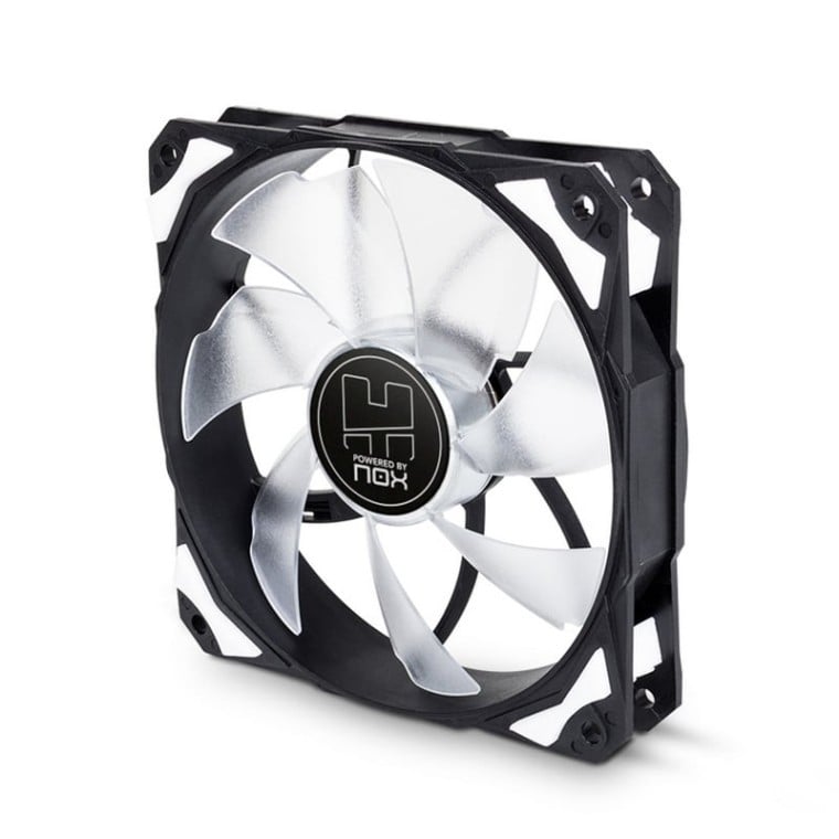 NOX H-Fan LED Blanco Ventilador 120mm