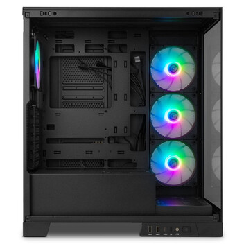 Torre PC NOX Hummer GLOCK ARGB Semitorre ATX Cristal Templado USB-C Negra