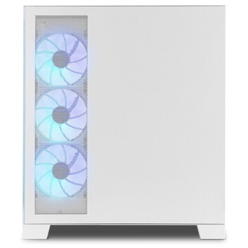 Torre PC NOX Hummer GLOCK ARGB Semitorre ATX Cristal Templado USB-C Blanca