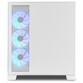 Torre PC NOX Hummer GLOCK ARGB Semitorre ATX Cristal Templado USB-C Blanca