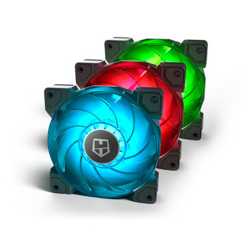 Nox Hummer H-SYNC Pack 3 Ventiladores RGB 120mm Nox Hummer H-SYNC Pack 3 Ventiladores RGB 120mm