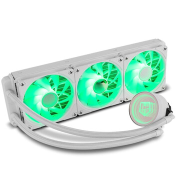 Nox Hummer M-360 ARGB White Kit de Refrigeración Líquida 360mm Nox Hummer M-360 ARGB White Kit de Refrigeración Líquida 360mm