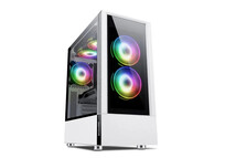 Nox Hummer Nemesis ARGB Cristal Templado USB 3.0 Blanca