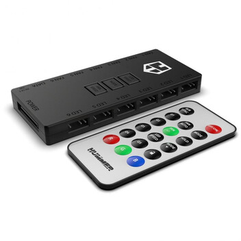 Nox Hummer Hub Controlar Remoto para Ventiladores A-RGB Nox Hummer Hub Controlar Remoto para Ventiladores A-RGB