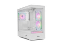 Torre PC Semitorre Nox Hummer Signal Blanca ARGB ATX/Micro ATX Vidrio Templado Sin Fuente