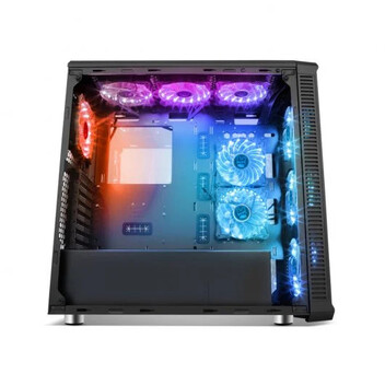 Nox Hummer TGX Rainbow RGB 3.0 USB Cristal Templado LED Negra