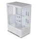 Nox Hummer Vision Midi Tower Cristal Templado USB 3.0 Blanca