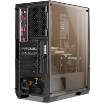 Nox Infinity Delta USB 3.0 con Ventana Negro