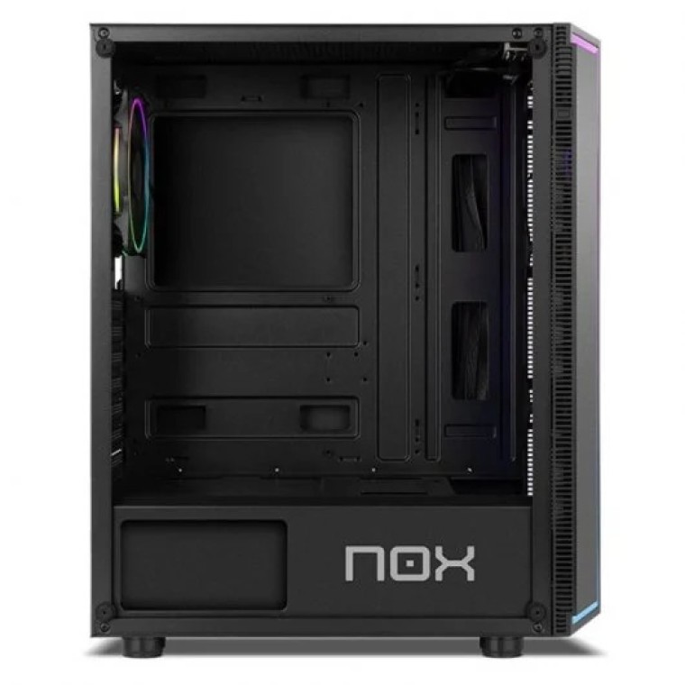 NOX Infinity Gamma Cristal Templado USB 3.0 ARGB Negra