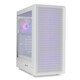 Torre PC Semitorre NOX Infinity IOTA Mesh ARGB Blanco 4 Ventiladores Vidrio Templado