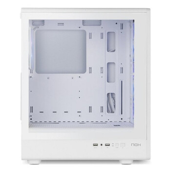 Torre PC Semitorre NOX Infinity IOTA Mesh ARGB Blanco 4 Ventiladores Vidrio Templado Torre PC Semitorre NOX Infinity IOTA Mesh ARGB Blanco 4 Ventiladores Vidrio Templado