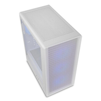 Torre PC Semitorre NOX Infinity IOTA Mesh ARGB Blanco 4 Ventiladores Vidrio Templado Torre PC Semitorre NOX Infinity IOTA Mesh ARGB Blanco 4 Ventiladores Vidrio Templado