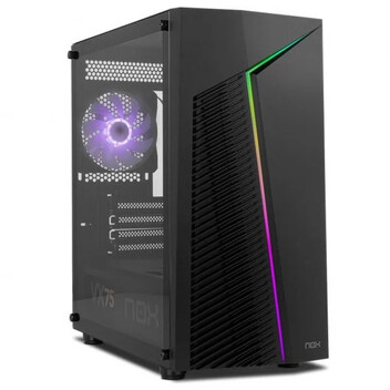 Nox Infinity Zeta ARGB M-ATX Cristal Templado USB 3.0 Negra Nox Infinity Zeta ARGB M-ATX Cristal Templado USB 3.0 Negra