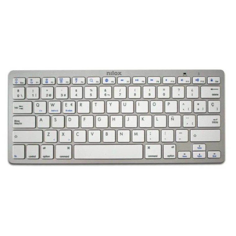 Nilox NXKB01S Teclado Bluetooh Plata