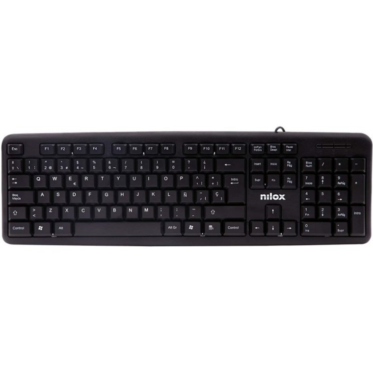 Nilox Teclado USB Negro