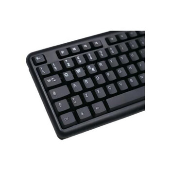 Teclado de membrana Nilox NXKBE000012 Layout ES con 12 teclas multimedia USB negro