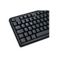 Teclado de membrana Nilox NXKBE000012 Layout ES con 12 teclas multimedia USB negro