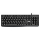 Teclado de membrana Nilox NXKBE000013 Layout ES 12 teclas multimedia USB negro Teclado de membrana Nilox NXKBE000013 Layout ES 12 teclas multimedia USB negro