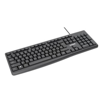 Teclado de membrana Nilox NXKBE000013 Layout ES 12 teclas multimedia USB negro Teclado de membrana Nilox NXKBE000013 Layout ES 12 teclas multimedia USB negro