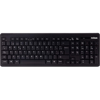 Nilox Combo Teclado + Ratón Inalámbricos Negro