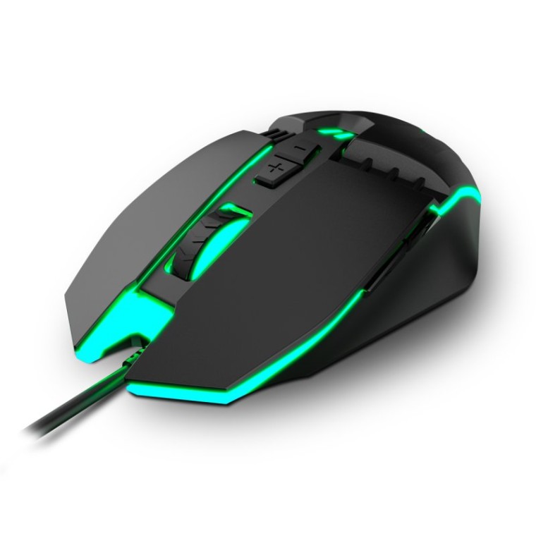 Krom Kalax Ratón Gaming 3200 DPI Negro