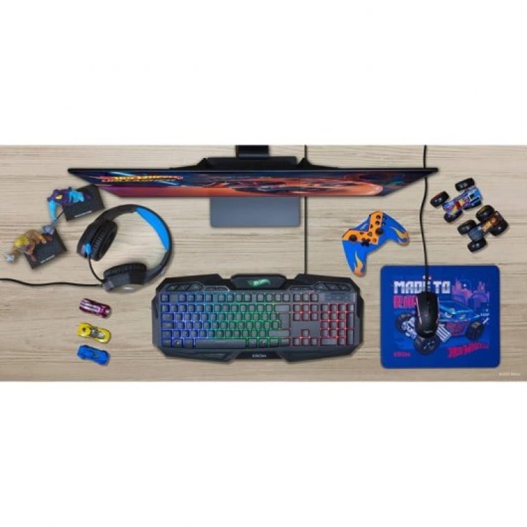 Krom KANYON RGB Auricular Gaming 7.1 Edición Hotwheels