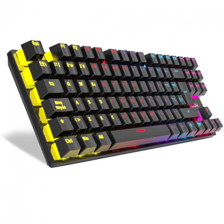 Krom Kasic TKL Rainbow Teclado Gaming Negro