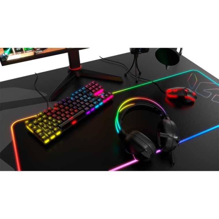 Krom Kasic TKL Rainbow Teclado Gaming Negro