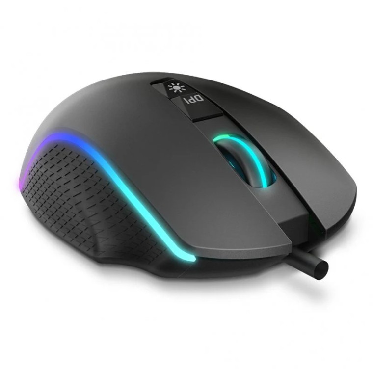 Krom Keos Ratón Gaming RGB 6400DPI Negro