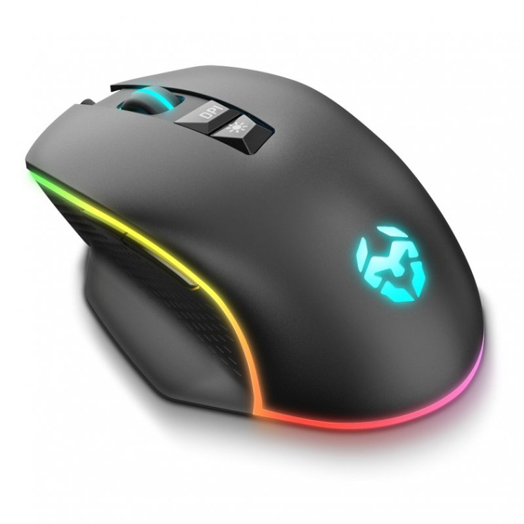 Krom Keos Ratón Gaming RGB 6400DPI Negro