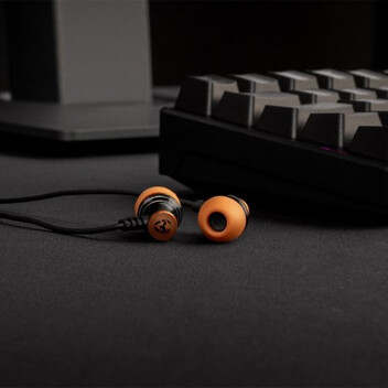 Krom Kinear Auriculares Gaming Intrauditivos Negro/Naranja Krom Kinear Auriculares Gaming Intrauditivos Negro/Naranja