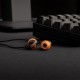 Krom Kinear Auriculares Gaming Intrauditivos Negro/Naranja