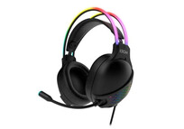 Krom KLAIM RGB Auriculares Gaming Negros