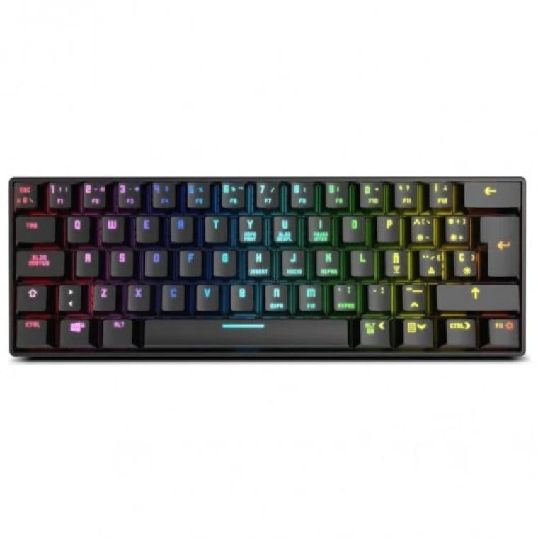 Krom Kluster Teclado Mini Mecánico RGB USB/Bluetooth Switch Outemu Red