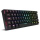 Krom Kluster Teclado Mini Mecánico RGB USB/Bluetooth Switch Outemu Red