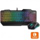 NOX Krom Krusher RGB Conjunto Gaming de Rato + Teclado Semi-Mecânico (PT)