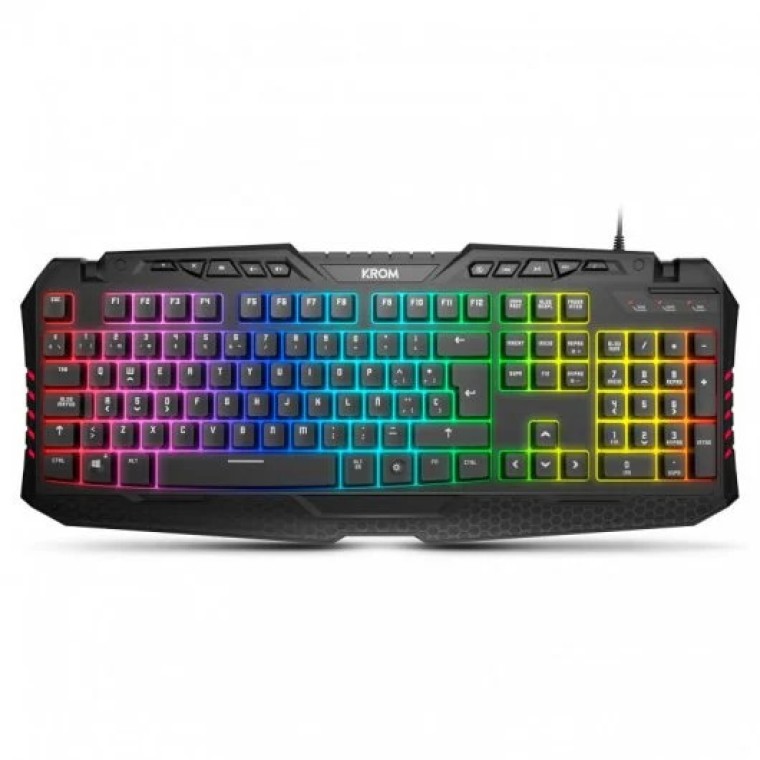 Krom Kyra Teclado Gaming Retroiluminado Negro