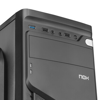 Torre PC Nox LITE020 USB 3.0 + Fuente de Alimentación 500W