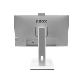 Monitor Nilox NXM27RWEB02W 27" Full HD 120 Hz IPS Blanco Altavoces y Cámara Integrada + HDMI Monitor Nilox NXM27RWEB02W 27" Full HD 120 Hz IPS Blanco Altavoces y Cámara Integrada + HDMI