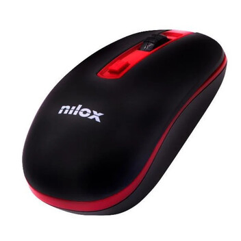 Nilox Ratón Óptico Inalámbrico 1600 DPI Rojo Nilox Ratón Óptico Inalámbrico 1600 DPI Rojo