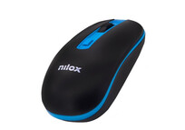 Nilox Ratón Óptico Inalámbrico 1600 DPI Negro-Azul