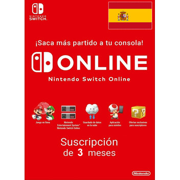 Suscripción Nintendo Switch Online - 3 Meses (España)
