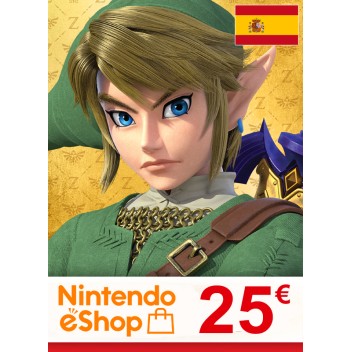 Tarjeta Regalo Nintendo eShop 25€ Euros - Código Digital (España) Tarjeta Regalo Nintendo eShop 25€ Euros - Código Digital (España)