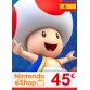 Tarjeta Regalo Nintendo eShop 45€ Euros - Código Digital (España) Tarjeta Regalo Nintendo eShop 45€ Euros - Código Digital (España)