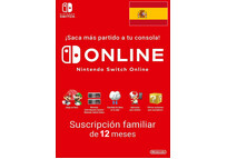 Suscripción Familiar - Nintendo Switch Online - 12 Meses (España)