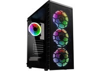 Kolink Observatory Lite Mesh Cristal Templado USB 3.0 Negro