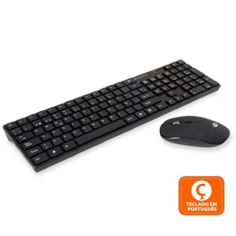 Conceptronic Orazio Pack Teclado + Rato 1600 DPI Sem Fios (PT)